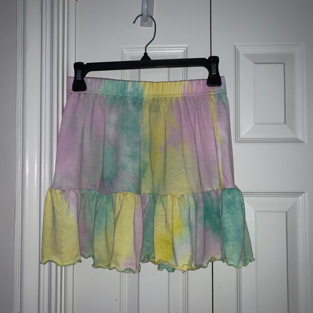 SHEIN tie dye skirt